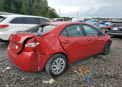 2017 Toyota Corolla L из США, поврежденный, VIN 2T1BURHE0HC858202